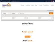 Tablet Screenshot of princenekretnine.com